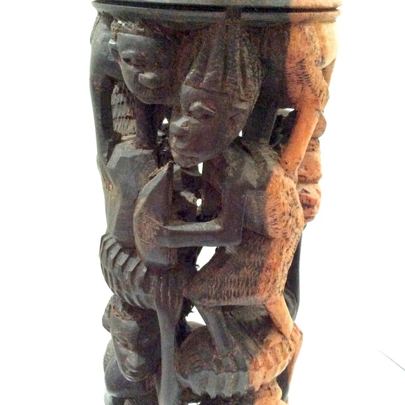 Unique handcrafted African Blackwood carving - Picture 12 of 16